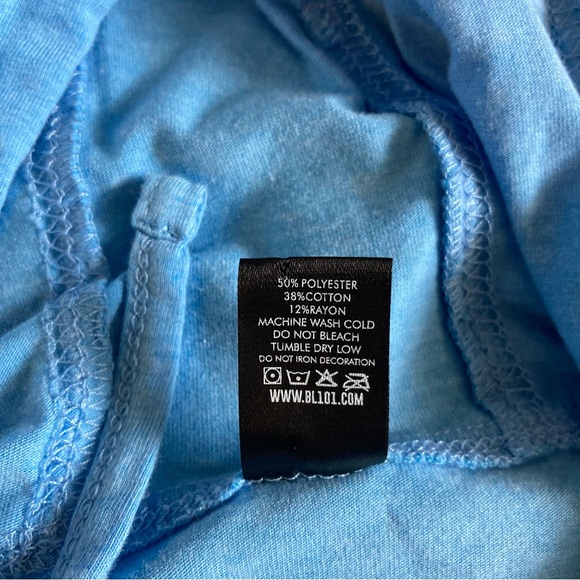 Baseball Lifestyle 101 Off Field Hoodie Men’s Small Blue Pink Lightweight - Picture 9 of 12